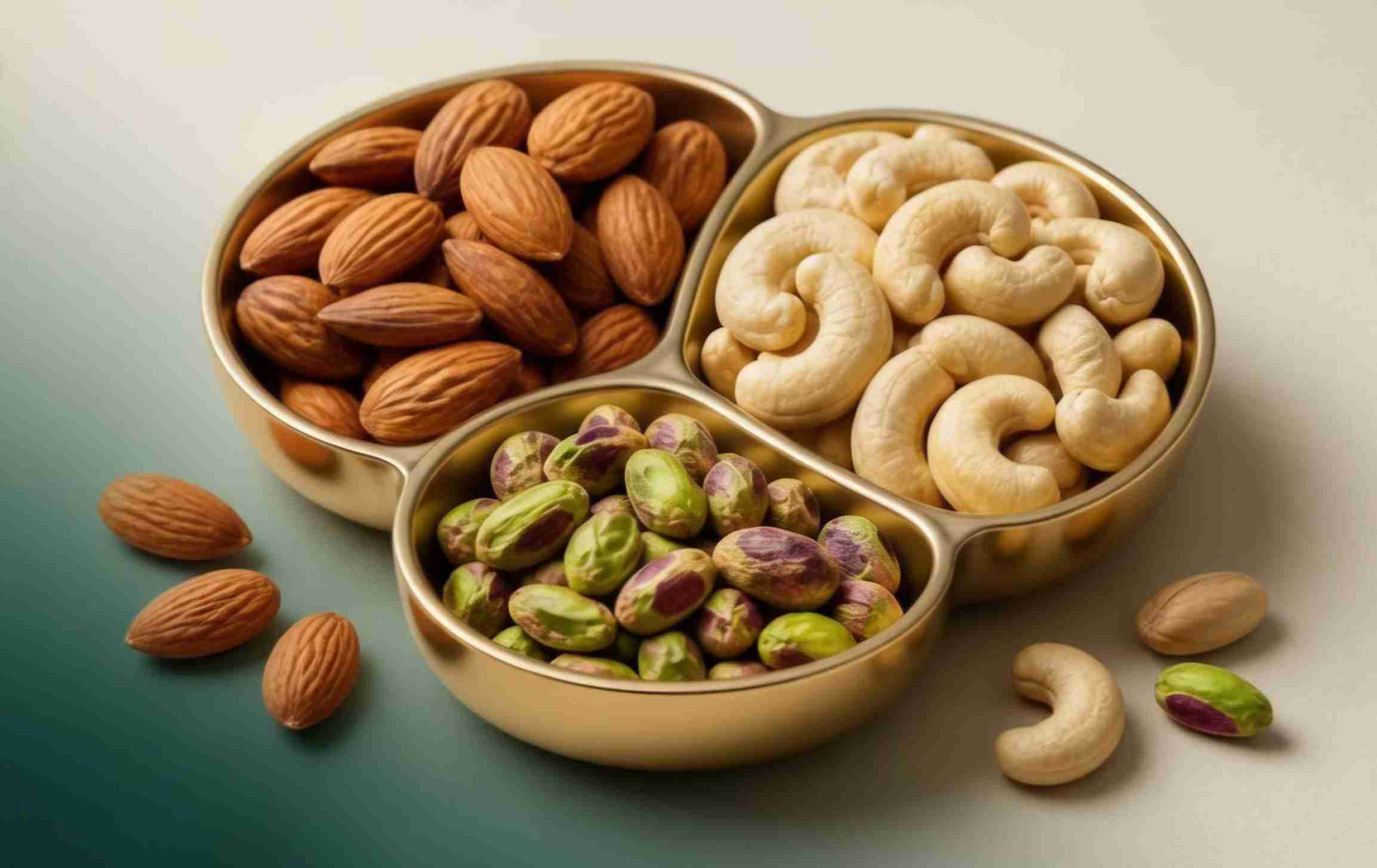 Close-up of premium SP grade American Almonds - plump, uniform, oil-rich California almonds from Fancy Delight